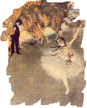 Edgar Degas 'Tancerka na scenie' ok. 1876