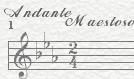 andante Maestoso